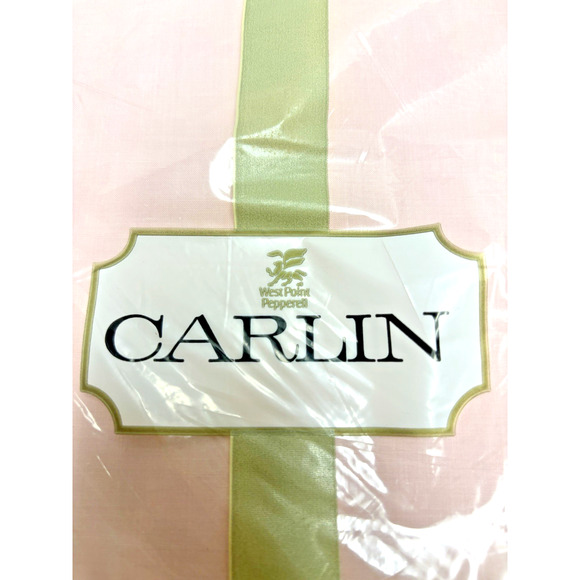 VTG Carlin West Point Pepperell Pink Twin Flat Sheet No Iron New Old Stock USA - Picture 3 of 7
